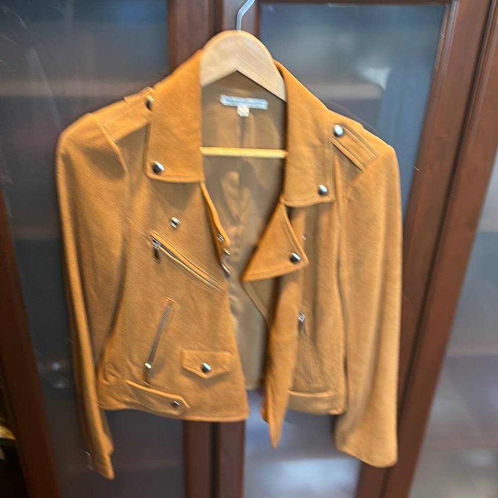 Rebecca Minkoff Suede Moto Jacket, Size M